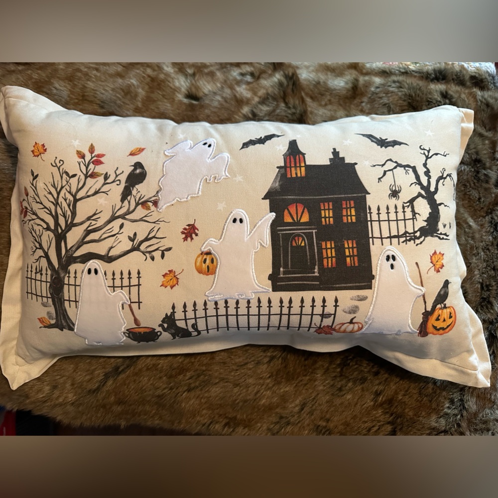 Cynthia Rowley Halloween Ghost Accent Pillow - TJ Maxx similar to Potttery Barn